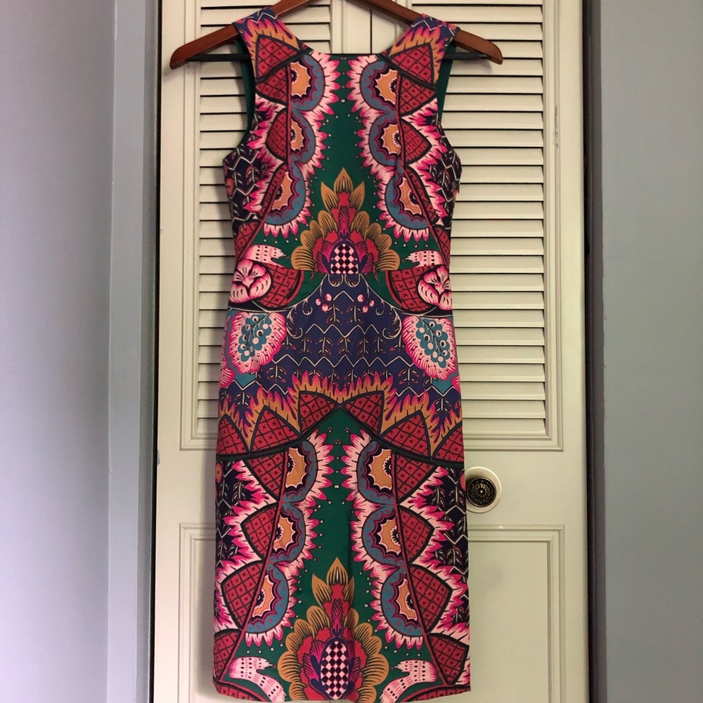 Anthropologie Maeve Colorful Sheath Dress - Picture 1 of 6
